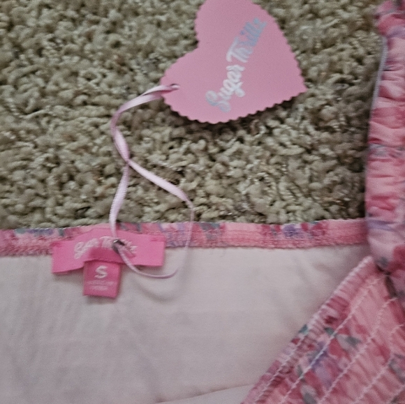 NWT Dolls Kill Sugar Thrillz Puff Sleeve Top - small - Picture 5 of 7